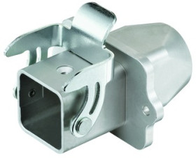 Wall bushing housing, size 3A, zinc die casting, M20, straight, longitudinal bow locking, IP44/IP65/IP67, 19620031120