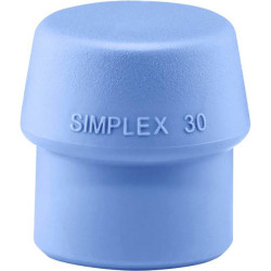 Halder 3201.030 SIMPLEX Replacement Head, Soft, 23g, TPE, Blue
