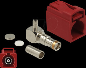 89724 FAKRA L jack 90° for crimping