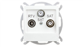 Impresja Gniazdo Antenowe Rtv-Sat-Sat Ecrue Gpa-Y2s/M/27