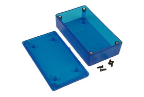 Obudowa ogólnego użytku ABS szerokość zew. 64 mm długość zew. 112 mm wys. zew. 28 mm Hammond IP54