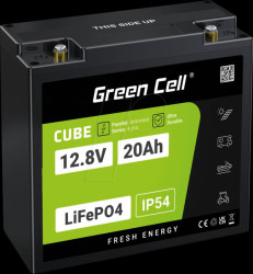 LFPGC12V20AH - CAV07 Lithium battery, LiFePO4, 12.8 V, 20 Ah