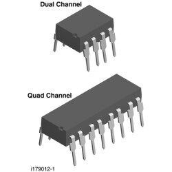 Vishay optocoupler, DIP-8, ILD615-2
