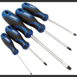 Draper 09783 Soft Grip Screwdriver Set (5 Piece)