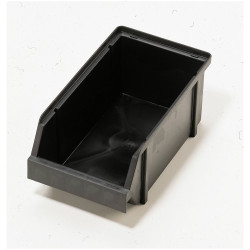 Raaco 109314 ESD Storage Bin 125x101x228mm Black Anti-Static 1 Piece