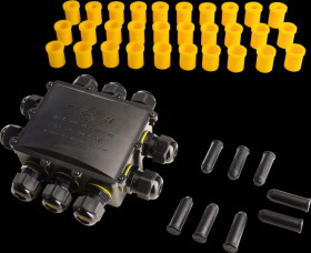 930574 Outdoor 10-way distributor, for 2 - 10 cables 4 - 14 mm, 0.5 - 4