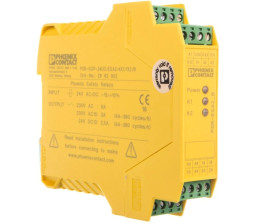 Przekaźnik bezpieczeństwa 24V AC/DC, do SIL 3, kat. 4 PLe, do zatrz. awaryjnego i drzwi bezpieczeństwa