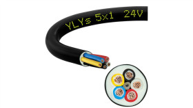 Przewód Przyczepowy Samochodowy Ylys 5X1 24V Elektrokabel /100M/