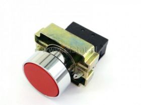 Przycisk chwilowy czerwony metal ( NC ) BA42
