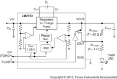 High power switched capacitor Voltage Converter/flash LED driver | DSC | 10 | -40 to 85