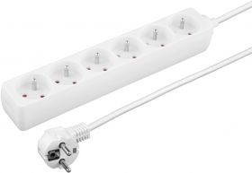 Listwa antyprzepiÄciowa 6 gniazd 3,0m biaĹa