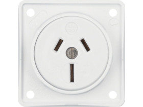 Integro Flow Gniazdo z uziemieniem "Australia" biały 962562502 HAGER