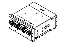 Wtykowe złącze we/wy, typ: Złącze we/wy, l. portów: 16, 320-pinowe Gniazdo
