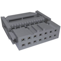 Amphenol ICC 71600-614LF Quickie IDC Female 14POS Unshrouded Connector