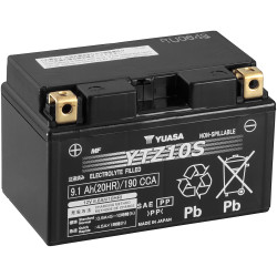 Yuasa YTZ10SWC Plus Motorcycle Battery 12V 8.6Ah Maintenance-Free VRLA