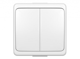 LACZNIK PODWOJNY N/T WNT-2S BIALY