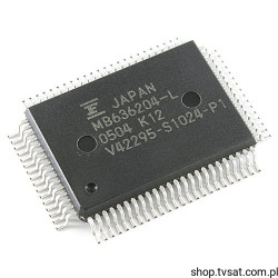 MB636204PF-G-LBND MB636204L MCU ICs SMD-QFP80 FUJITSU