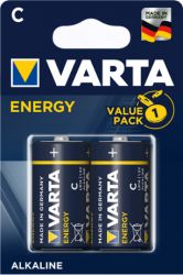 Bateria alkaliczna VARTA LR14 C 1,5V ENERGY; blister; 2 szt.