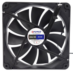 Wentylator 140x25 12V TX14025B12 cichy, 3 przewody, ślizg NEPOWER