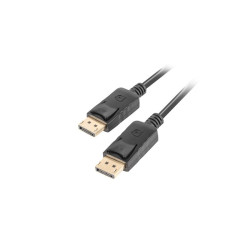 Kabel Displayport V1.2 0.5M 4K czarny Lanberg