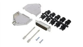 Dtzk-25Mssc D-Sub Męskie Proste Zacisk Śrubowy Na Przewód Pin 25