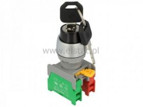 Przełącznik stacyjka; 2-poz. 0-1; stabilny; NO/NC