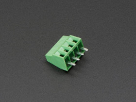 Adafruit 2.54mm/0.1" Pitch Terminal Block - 4-pin