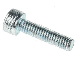 Śruba imbusowa M4 długość 16mm Nakrętka, gniazdo sześciokątne Stalowe RS PRO