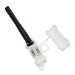 Kostka elektryczna 2pin 10A/250V w obudowie z odgiętką