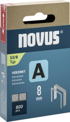 Novus Tools 042-0777 Zszywki z cienkiego drutu Typ 53 800 szt. Wymiary (D x S) 8 mm x 11.3 mm