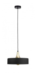 Lampa wisząca nowoczesna 1xE27 EOS BLACK/GOLD