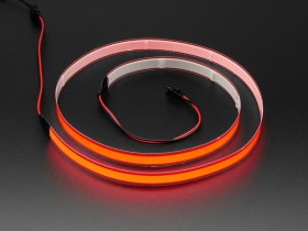Adafruit Red Electroluminescent (EL) Tape Strip - 100cm w/two connectors