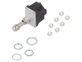 2TL1-7E Przełącznik: dźwigniowy (ON)-OFF-(ON)