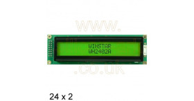 24 x 2 Line LCD display (2402A-YYH) - Winstar