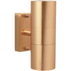 Nordlux 21279930 Tin Outdoor Wall Light GU10 Copper Double Up/Down Light