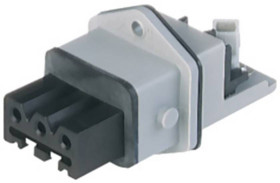 Hirschmann 932 142-106-200 Złącze męskie sieciowe STAKEI złącze żeńskie do wbudowania pionowego Łączna ilość styków: 3