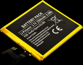 10461 Smartphone battery for Sony Ericsson devices, Li-Po, 2500 mAh