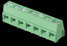 CTB0502/7 Solderable screw terminal - 7-pole, RM 5 mm, 90°