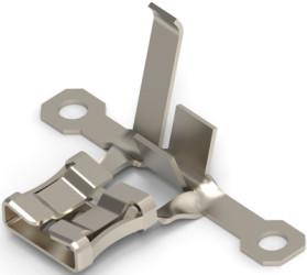 Uninsulated flat plug sleeve, 6.35 x 0.81 mm, 1.31 to 3.31 mm², AWG 16 to 12, steel, nickel-plated, 2178439-1