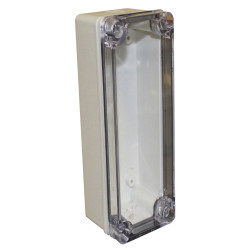 CamdenBoss CHDX6-328C X6 Series ABS Transparent Lid 250x80x85 IP66/67