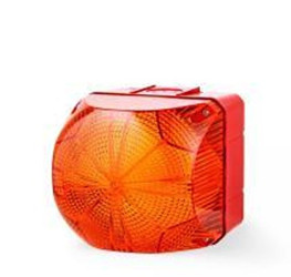 Sygnalizator 48 V AC/DC Multi stroboskopowy Pomarańczowy Podstawa zamontowana LED