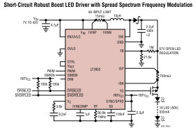 60V LED Driver with 4A Switch Current
