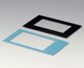 Display panel, acrylic glass, (L x W) 67.8 x 42.5 mm, transparent, A9173409