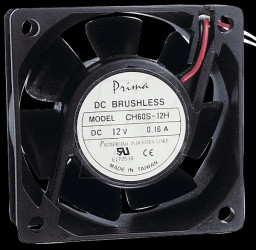 EE60251S1-1000U-999 Axial fan, 12 V DC, 60 x 60 x 25 mm, rpm: 4500