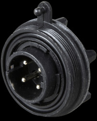 PX0747/P Connector, front panel, 4-pin, plug