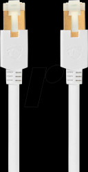 CCBW85221WT10 Patch cable, Cat.6, S/FTP, 1 m white