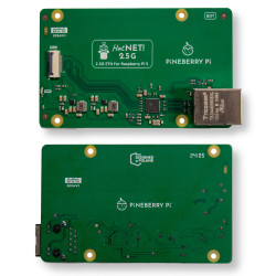 Adapter PCIe HatNET! 2.5G Ethernet 2.5Gb dla Raspberry Pi 5 od Pineberry Pi