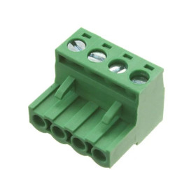 Klucz polaryzacyjny 4 -pinowe raster 5mm Swobodne zawieszanie (przelotowe) Żeński RS PRO