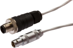 Kabel połączeniowy, 10 m, żeński (gniazdo) 2-pinowy prosty, M12 męski (złącze) prosty, VKA06F41