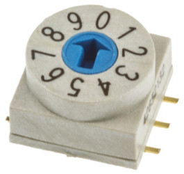 Przełącznik obrotowy, 3P10T, 24V dc, 3-położeniowy, Wurth Elektronik